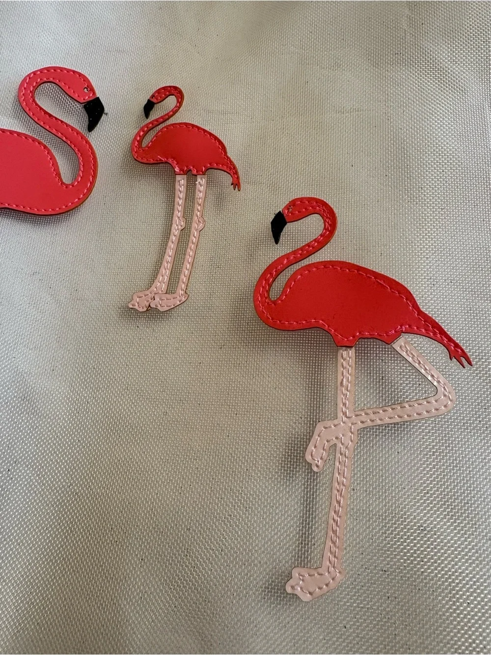 LOLO Pink Flamingo Mesh Pouch/make-up bag